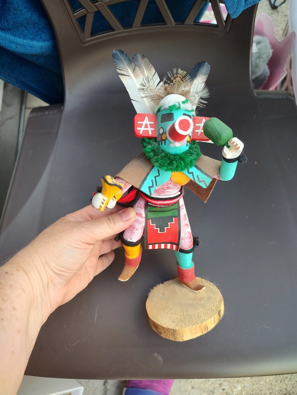 Hand-Painted Kachina Doll